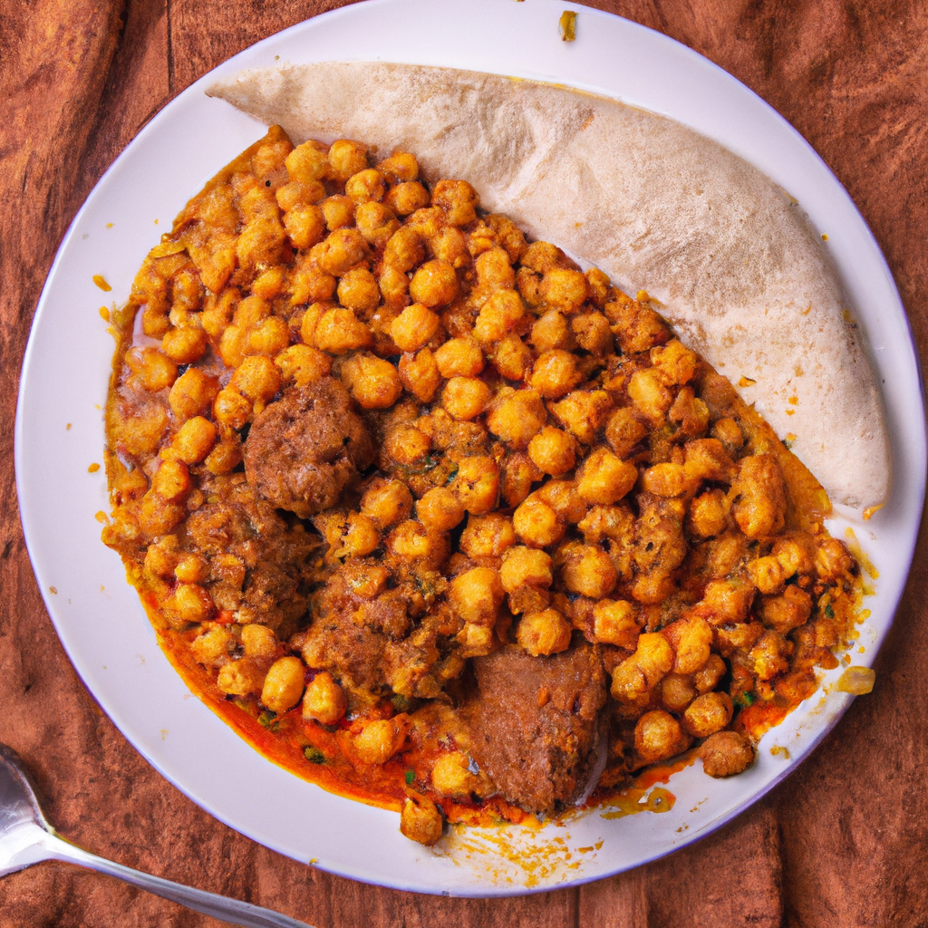 Yeshiro Fitfit Bet Kibbe Chickpea Stew With Injera And Spiced Butter