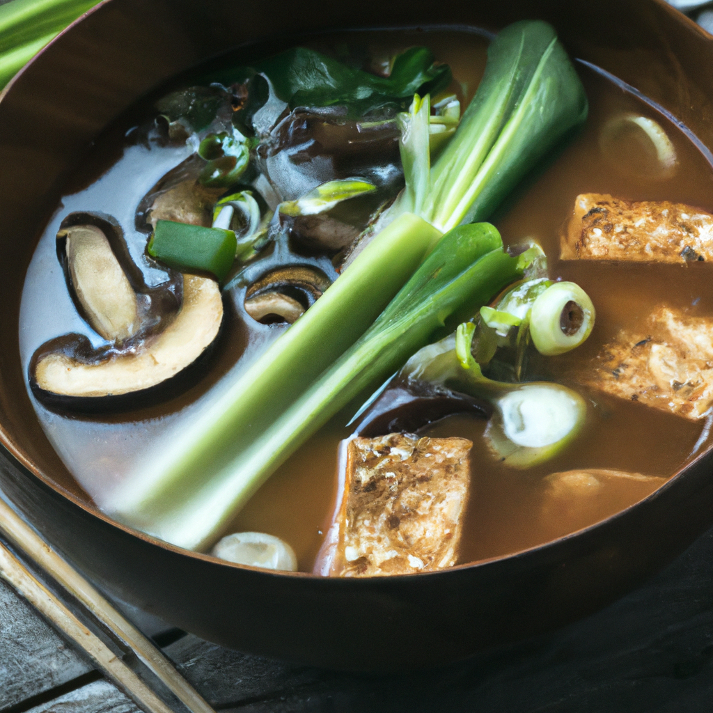 Miso Soup With Napa Cabbage