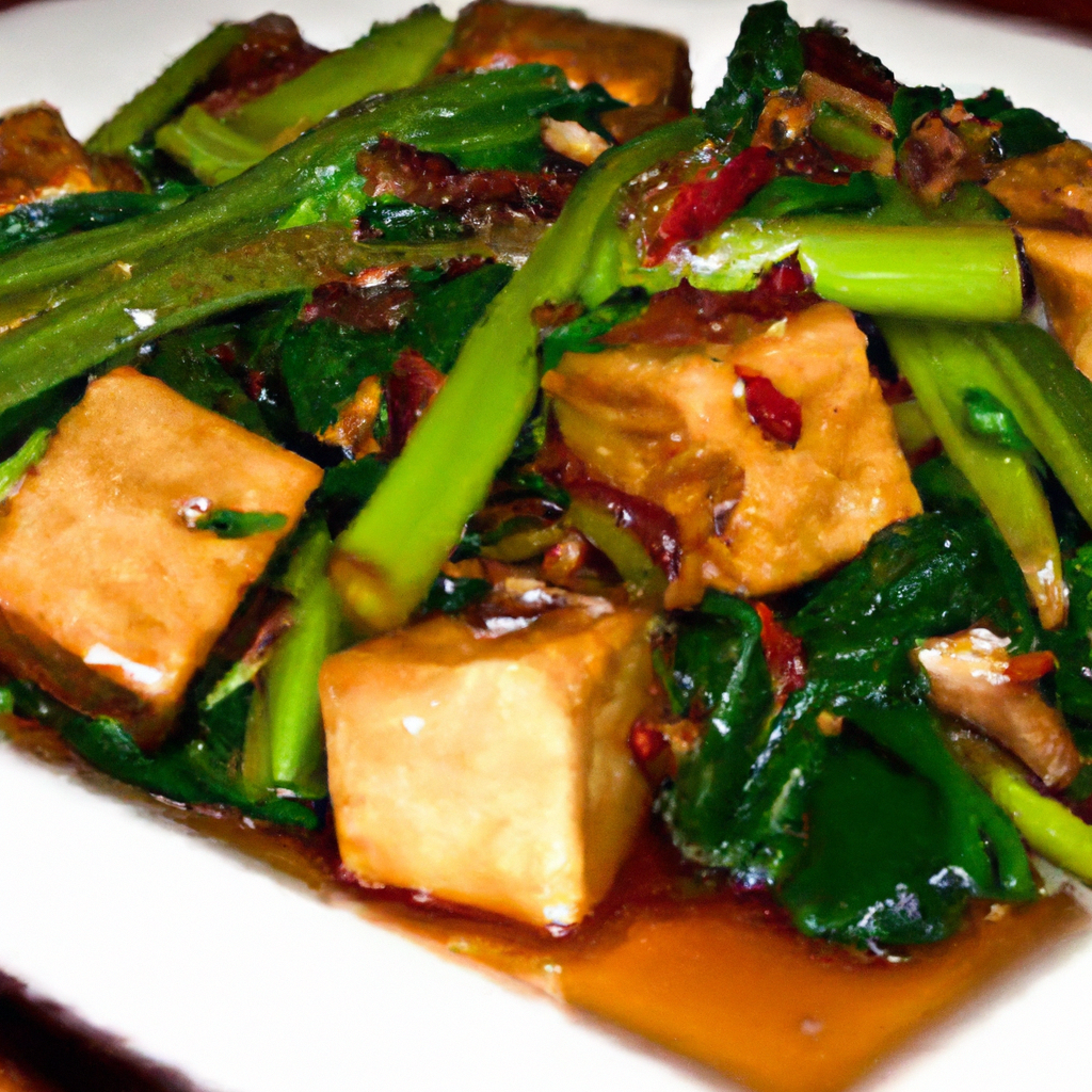 Tofu Stir Fry With Bok Choy