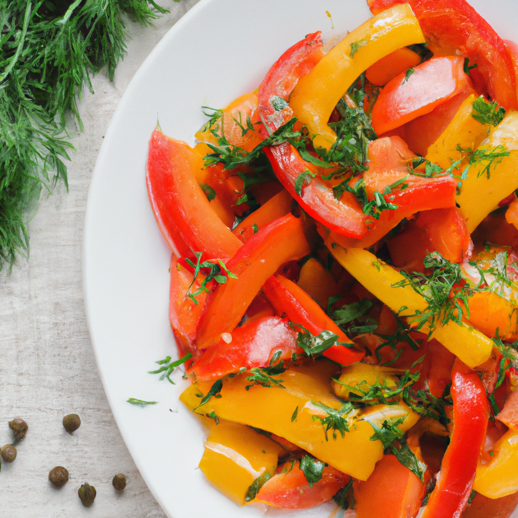 Turkish Pepper And Tomato Salad