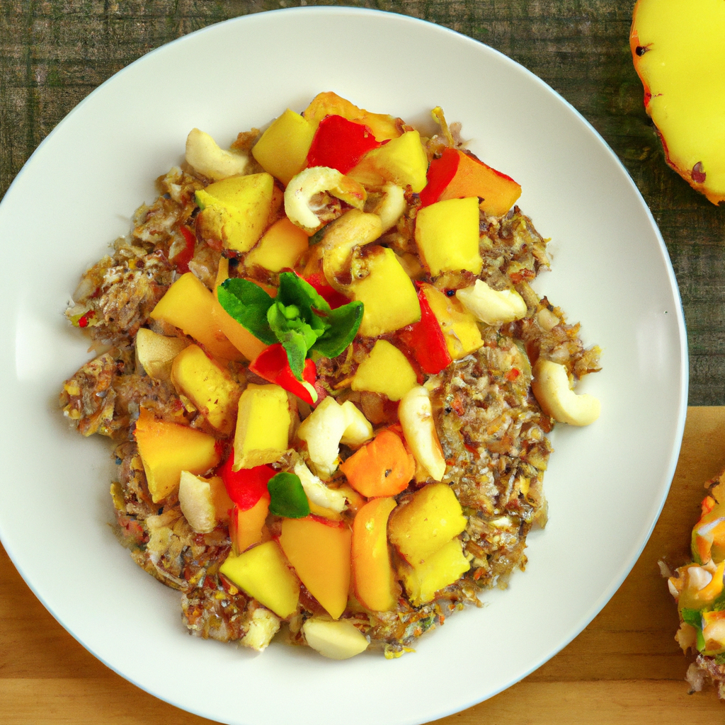 Mango Pineapple Quinoa Salad