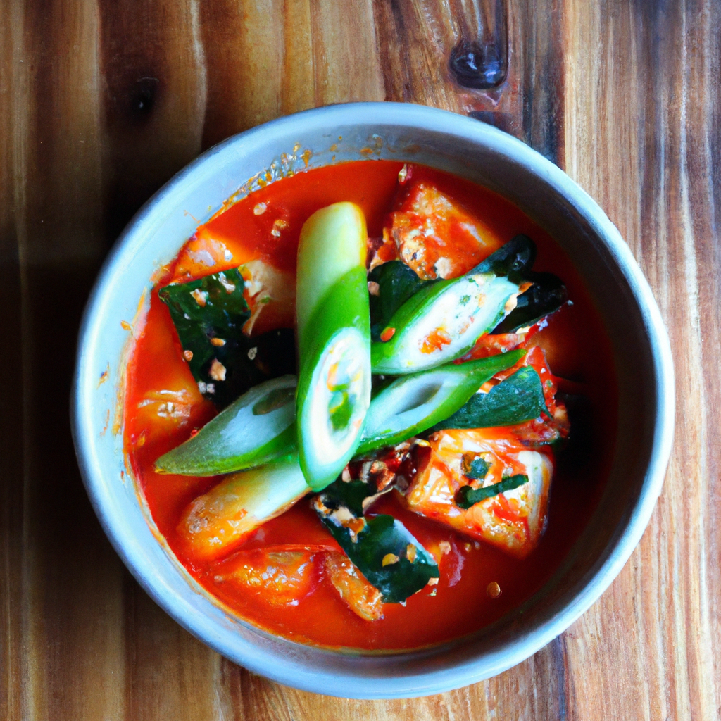 Vegetarian Kimchi Jjigae
