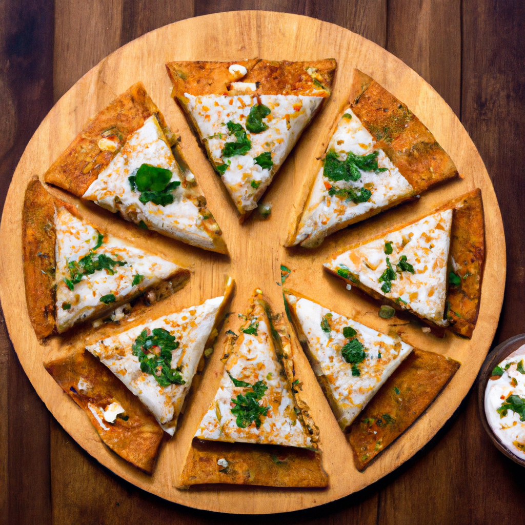 Roasted Poblano And Cheese Quesadillas