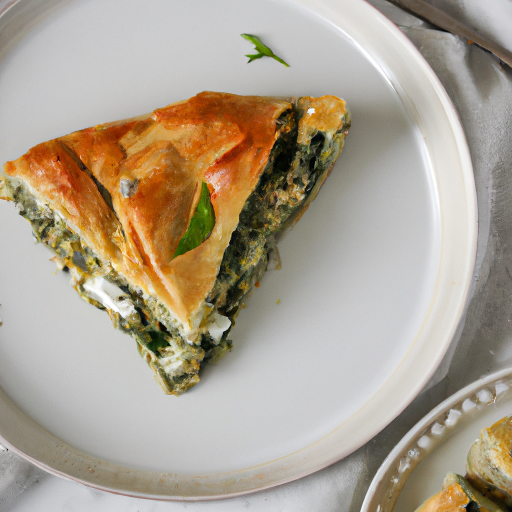 Spinach And Feta Pie With Phyllo