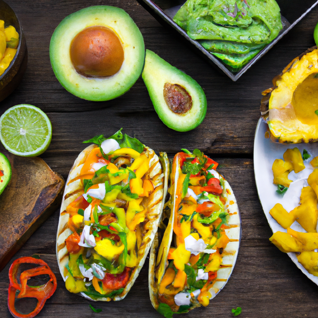 Grilled Pineapple And Avocado Tacos
