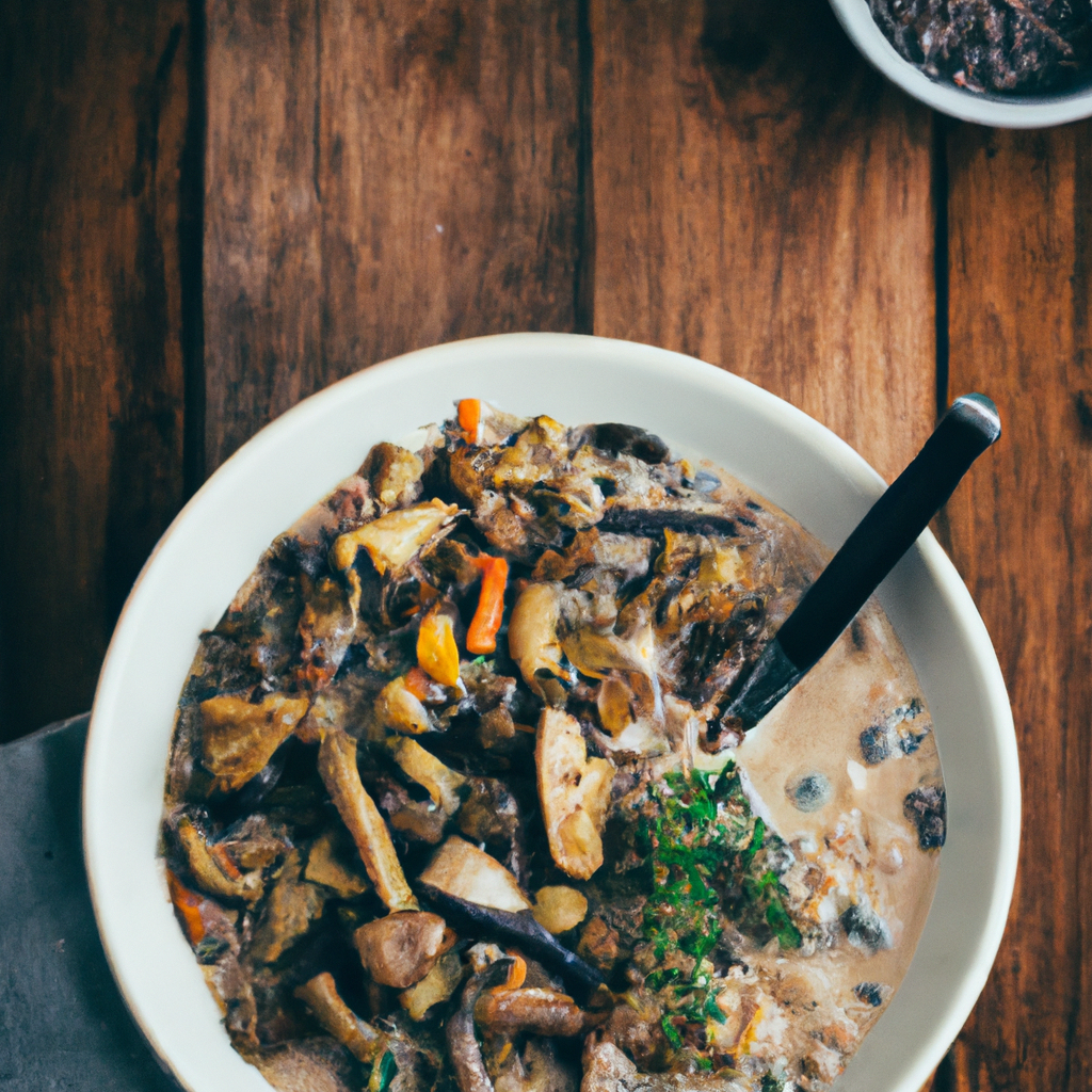 Guiso De Setas Y Alubias Mushroom And Bean Stew