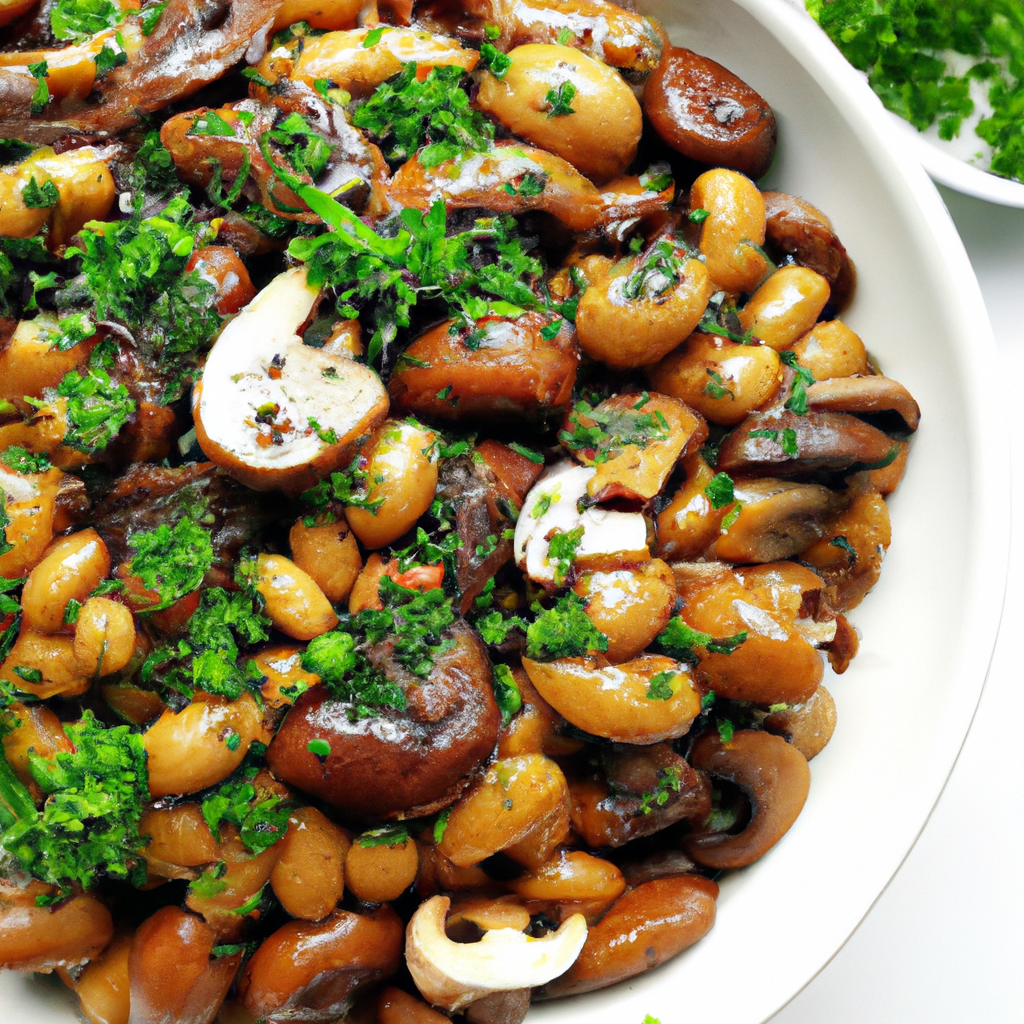 Ful Bet Enguday Fava Beans With Mushrooms