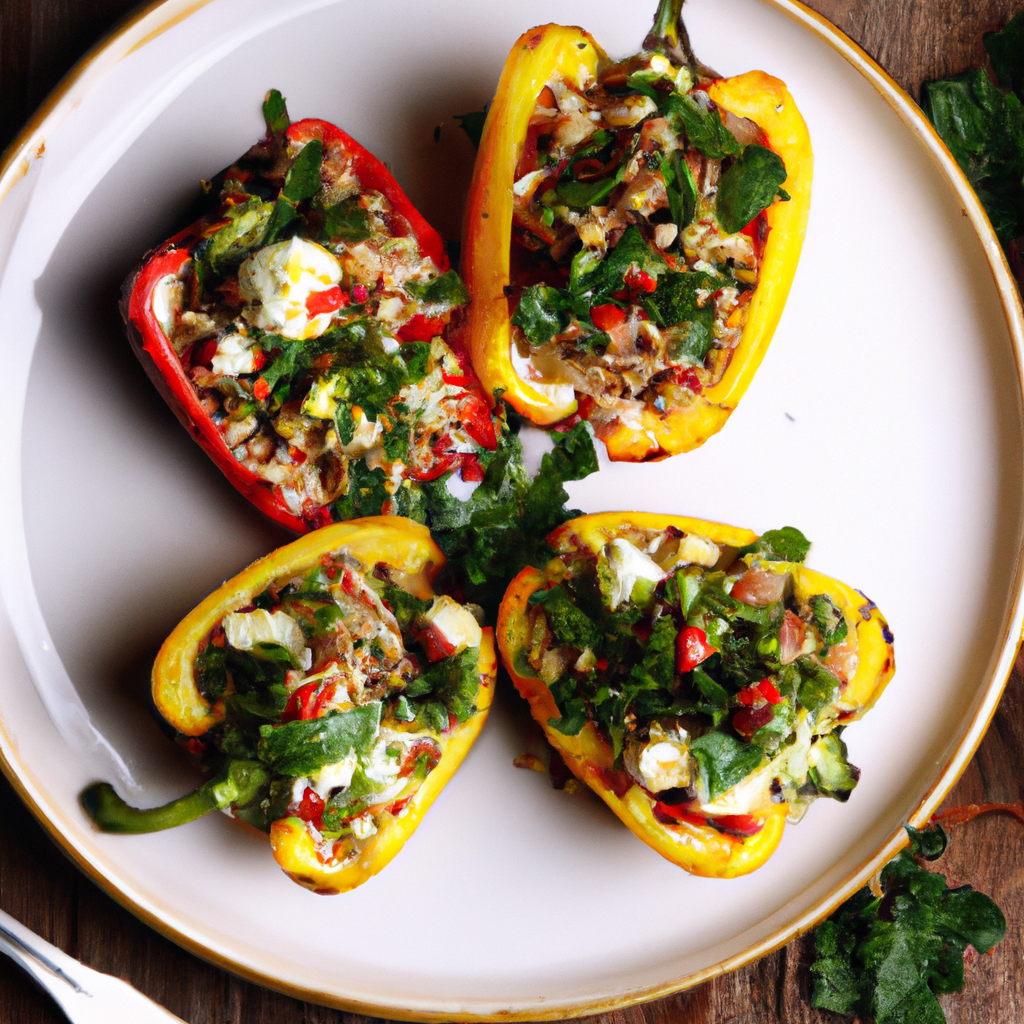 Caigua Stuffed With Quinoa