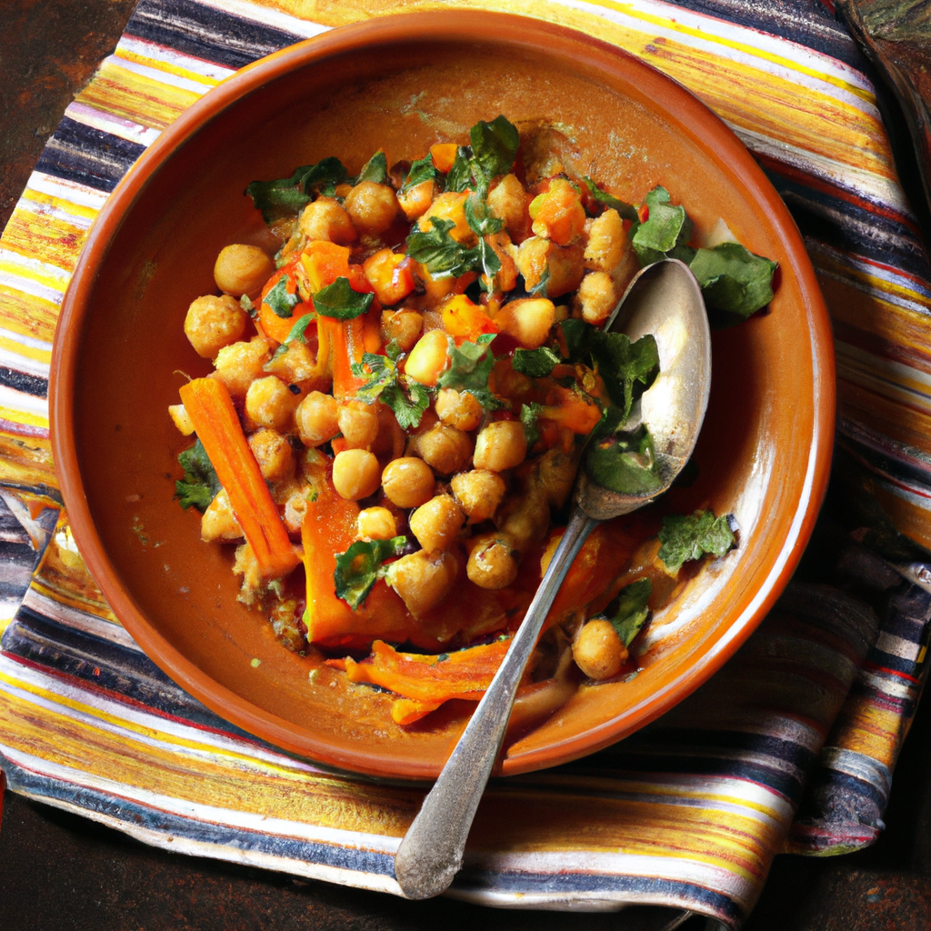 Carrot And Chickpea Tagine