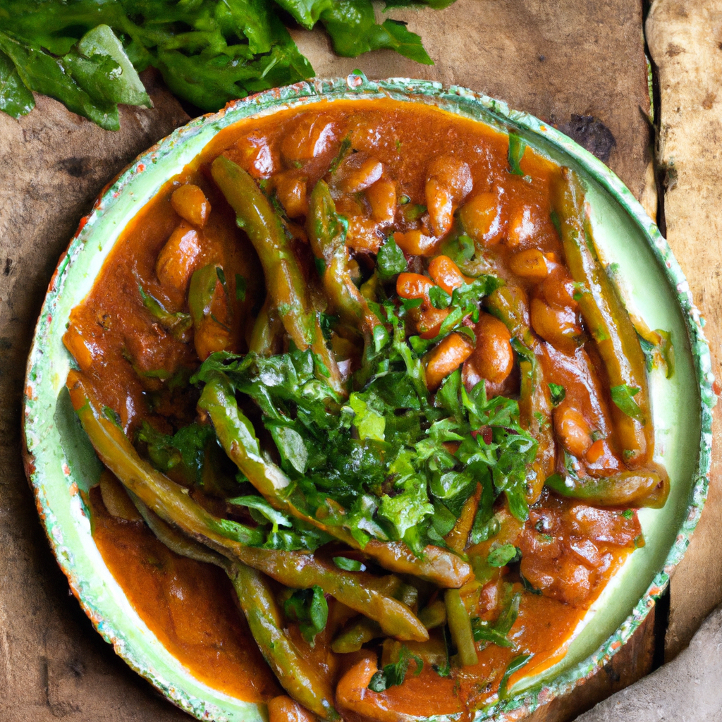 Fasolia Bet Timatim Green Beans With Tomatoes