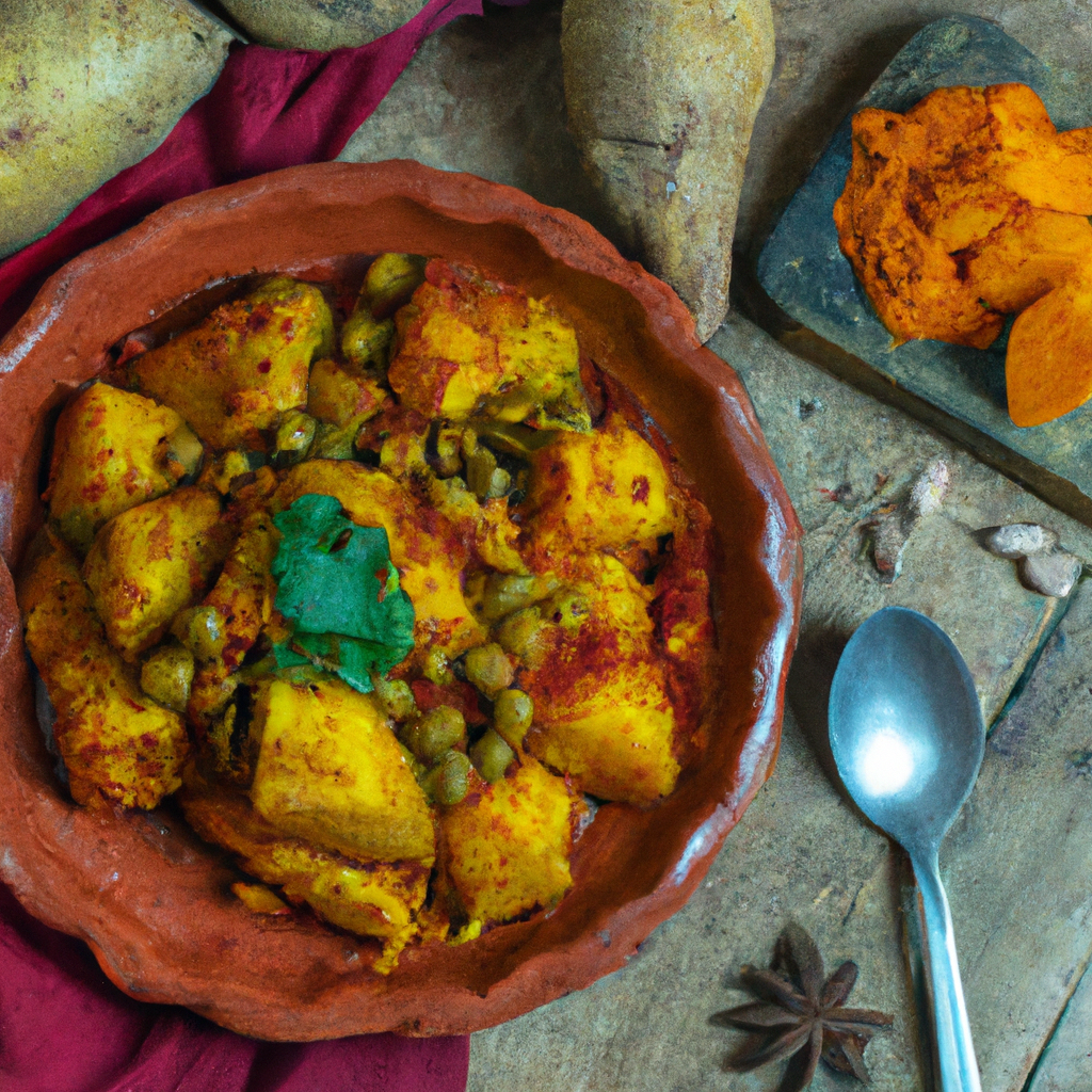 Vegetarian Moroccan Sweet Potato Tagine