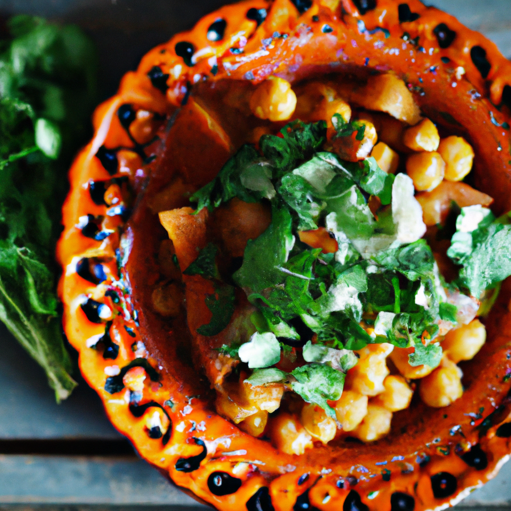 Vegetarian Moroccan Sweet Potato And Chickpea Tagine