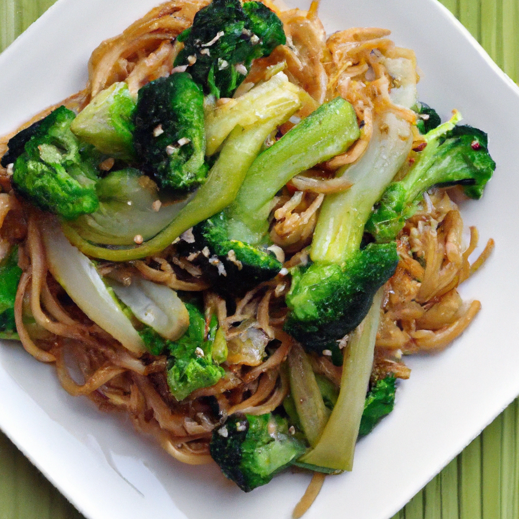 Veggie Yakisoba With Broccoli