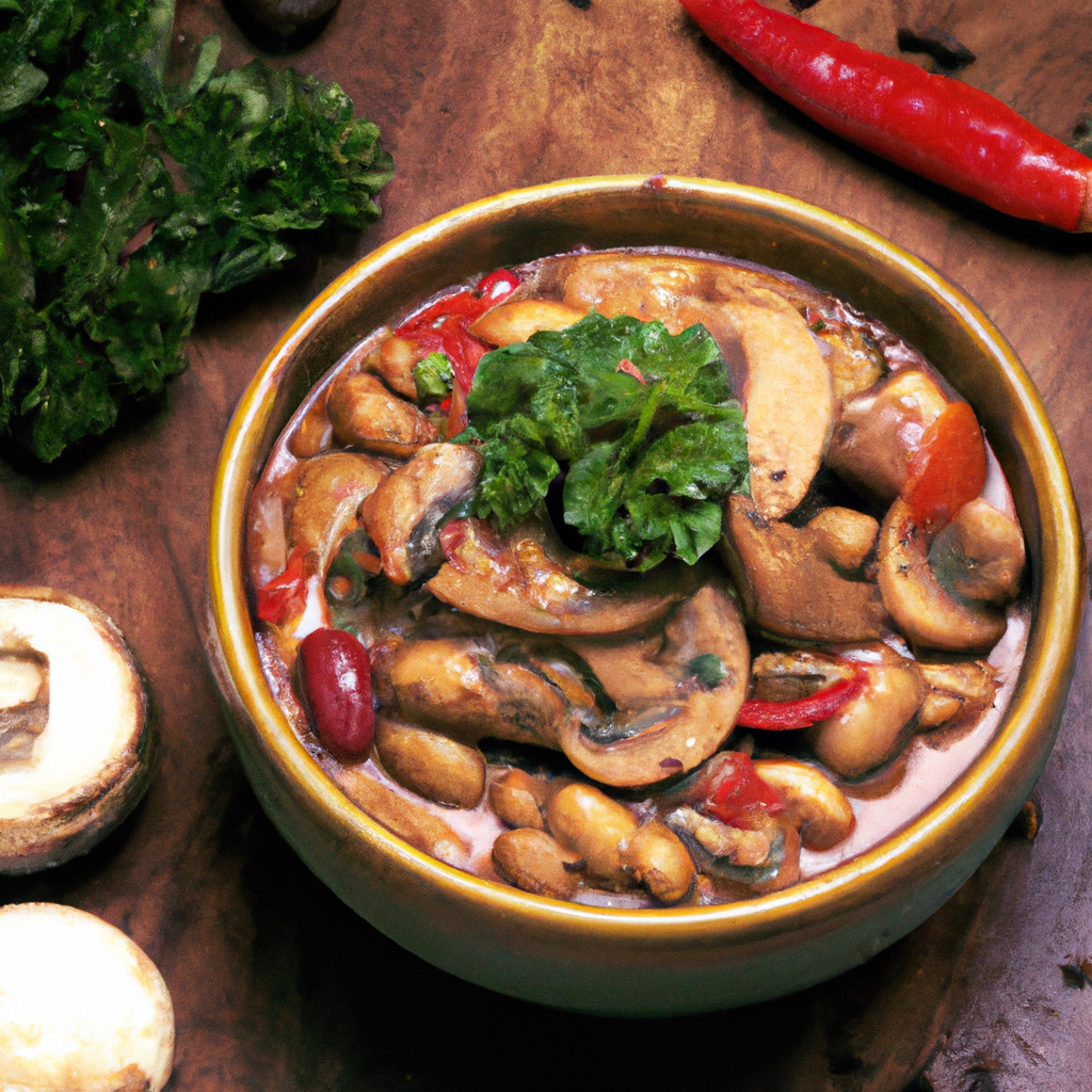 Alubias Con Setas Beans With Mushrooms