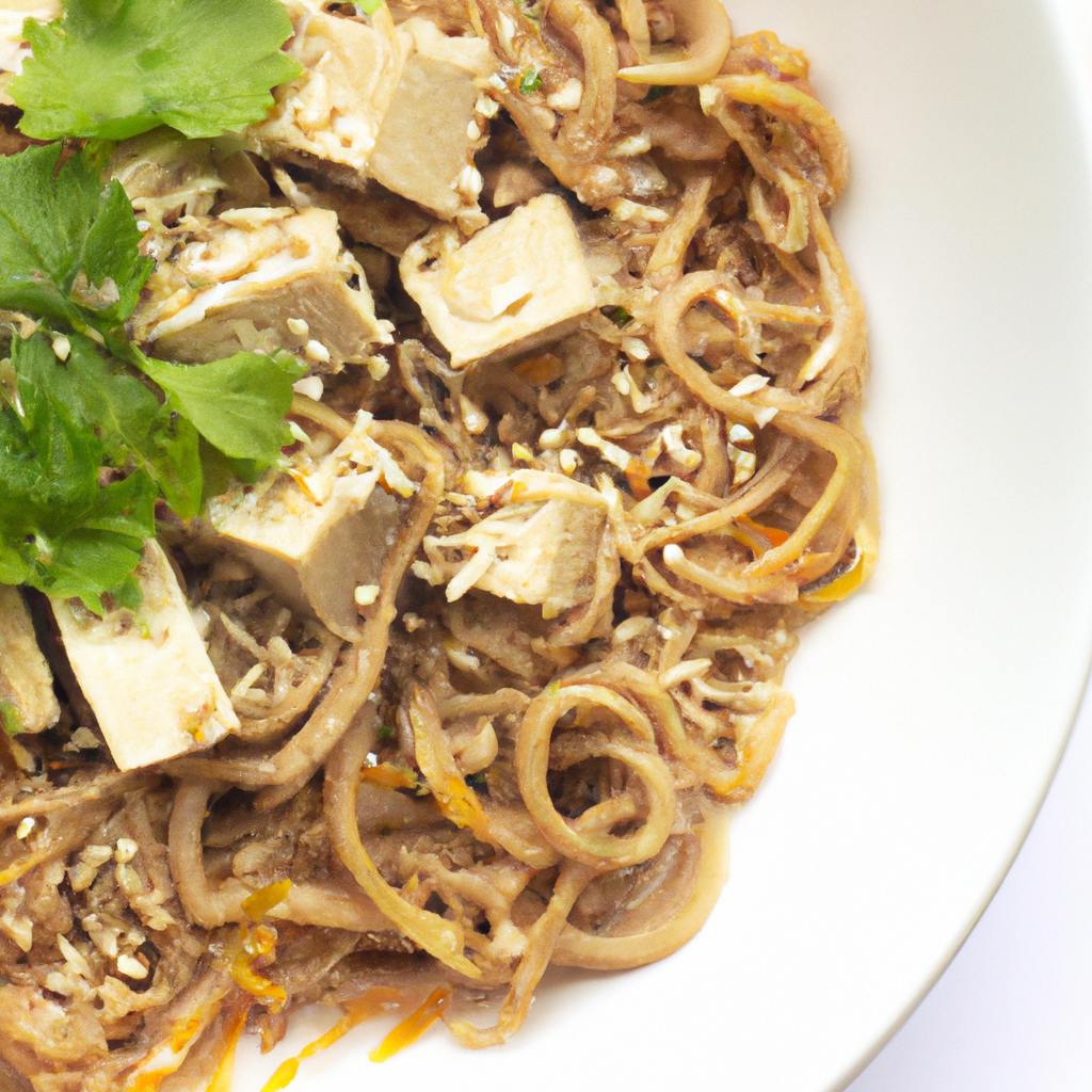 Tofu And Soba Noodle Salad