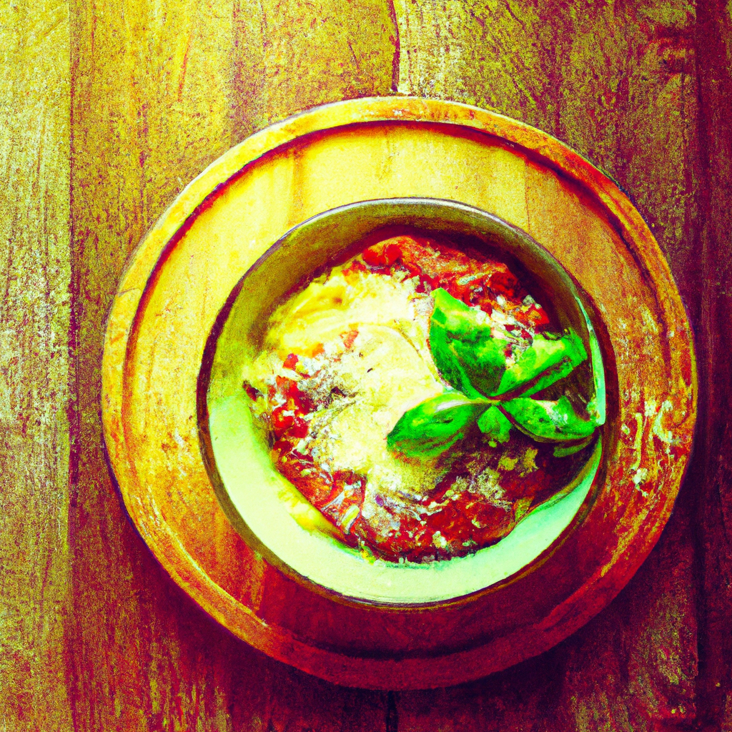 Polenta Com Molho De Tomate E Manjeric&atilde;o Polenta With Tomato And Basil Sauce