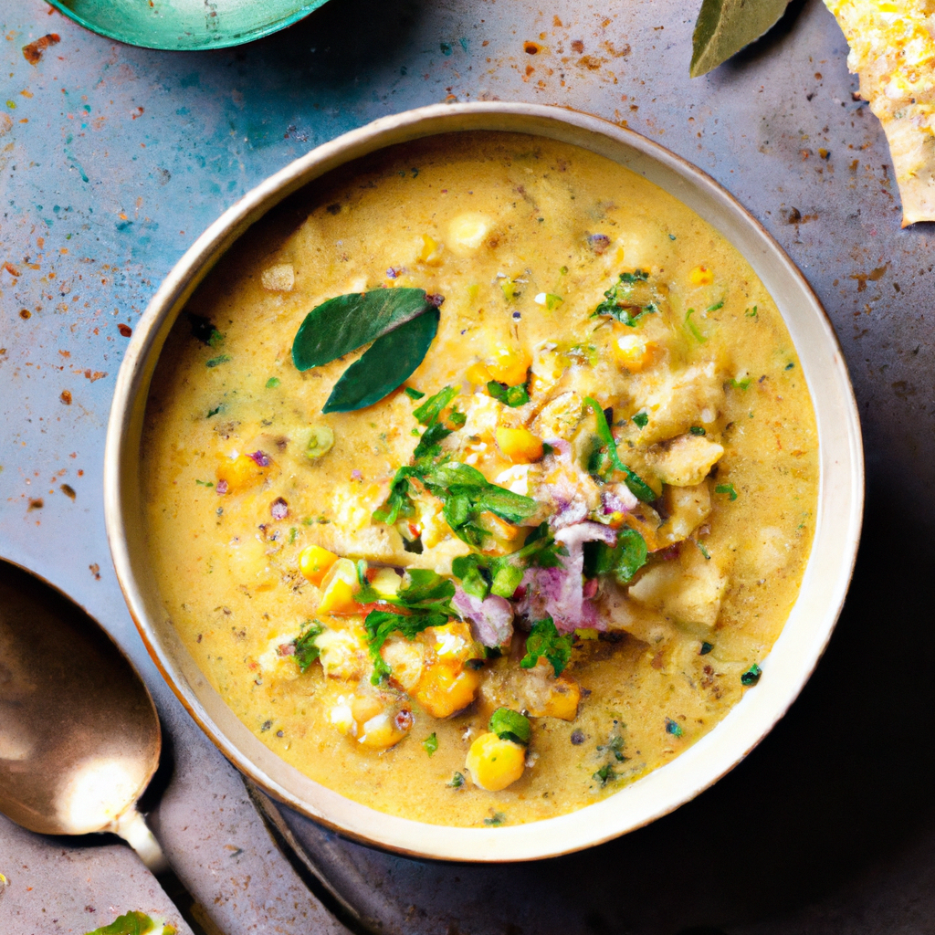 Spiced Corn And Potato Chowder