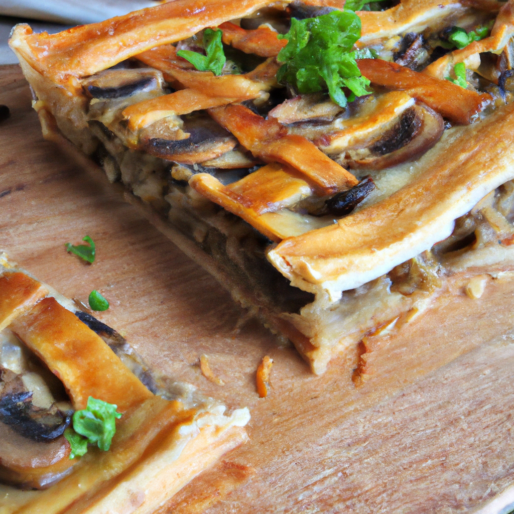 Mushroom Dijon Tart