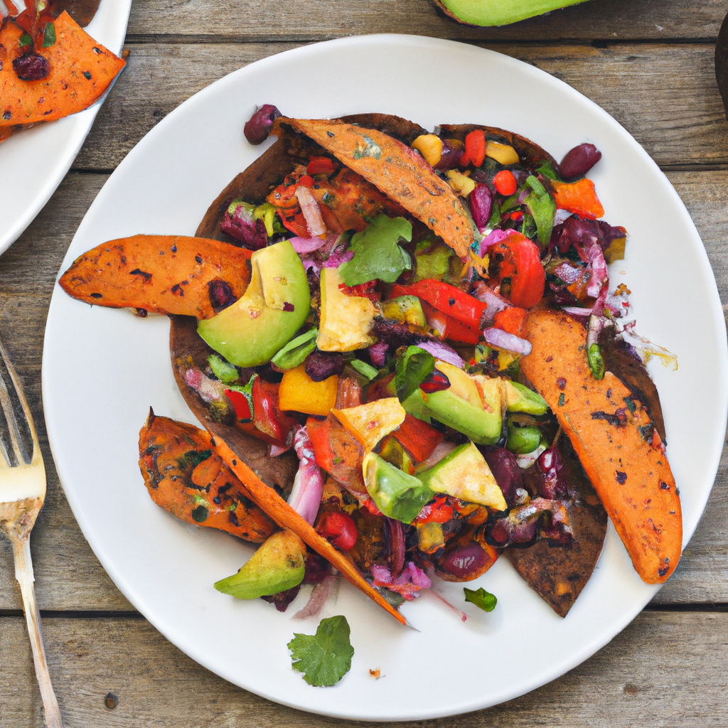 Sweet Potato And Black Bean Fajitas