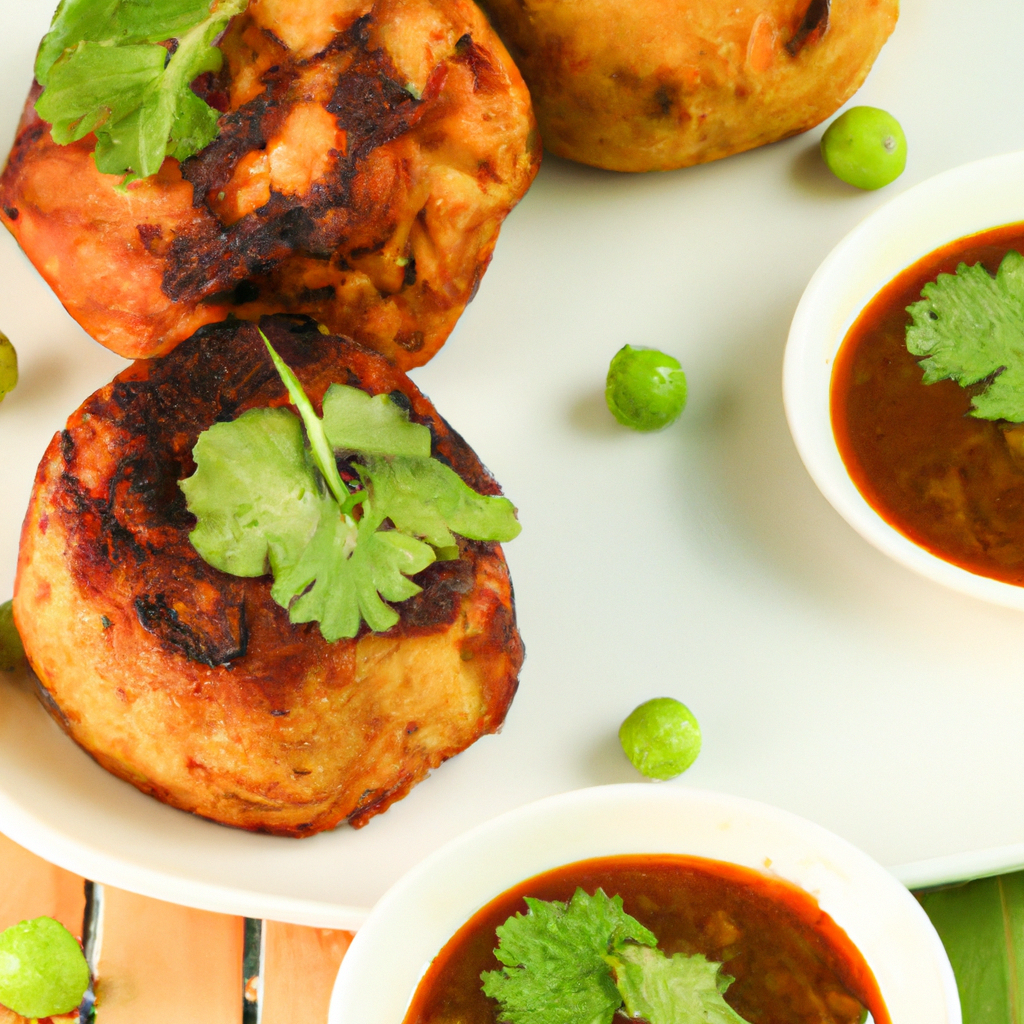 Paneer Chole Tikki