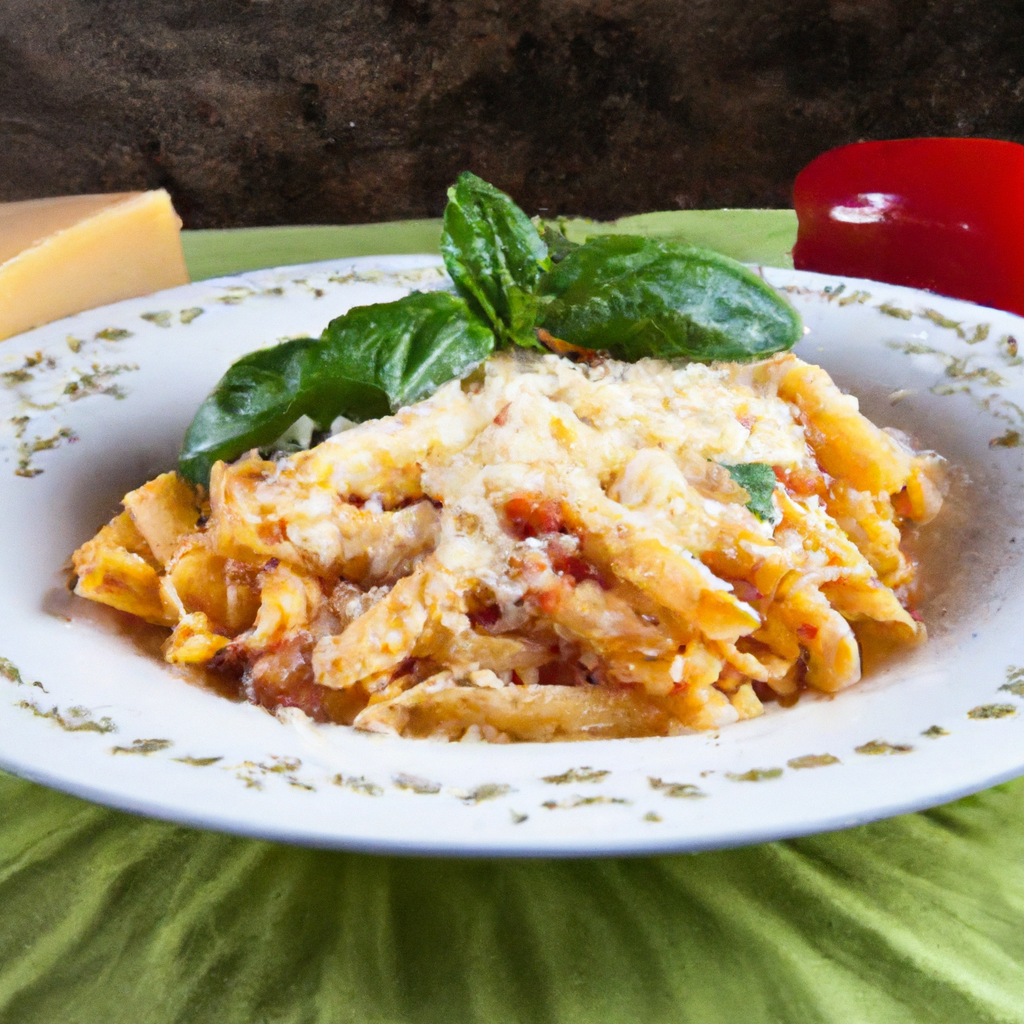 Pasta With Roasted Red Pepper Sauce