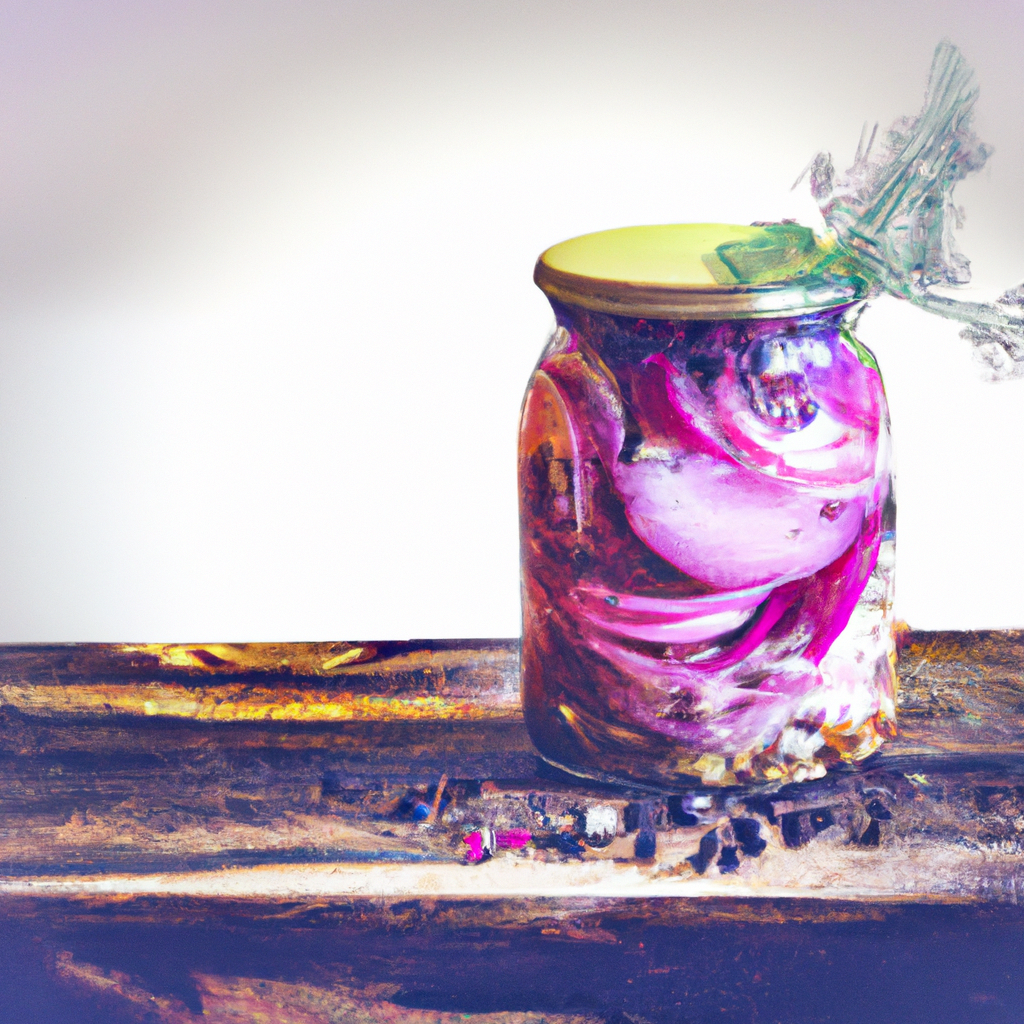 Fermented Red Onion Pickles