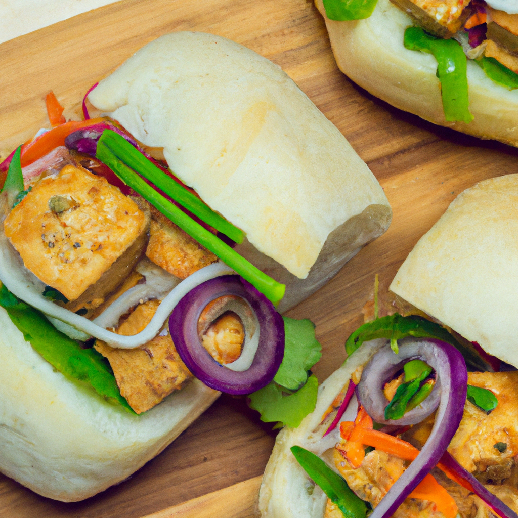 Vietnamese Tofu Banh Mi Sliders