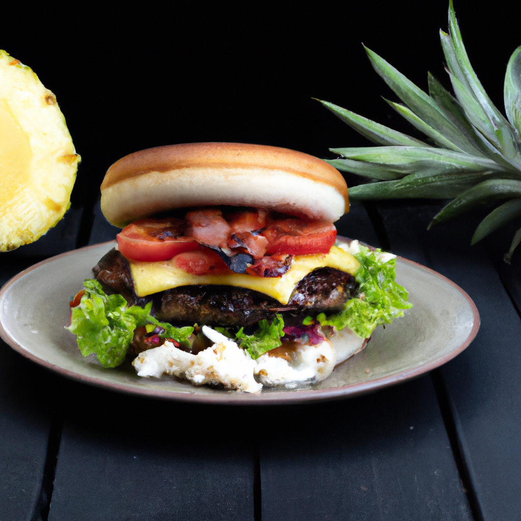 Grilled Pineapple Burgers