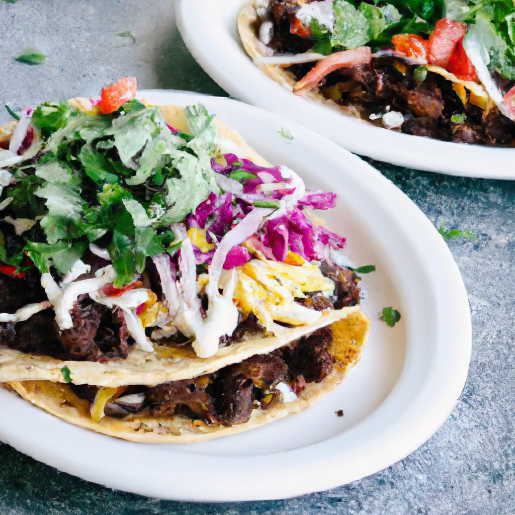 Caribbean Style Black Bean Tacos
