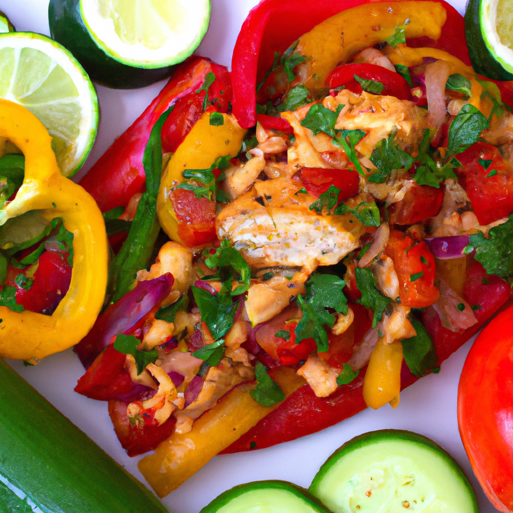 Caribbean Style Vegetable Fajitas