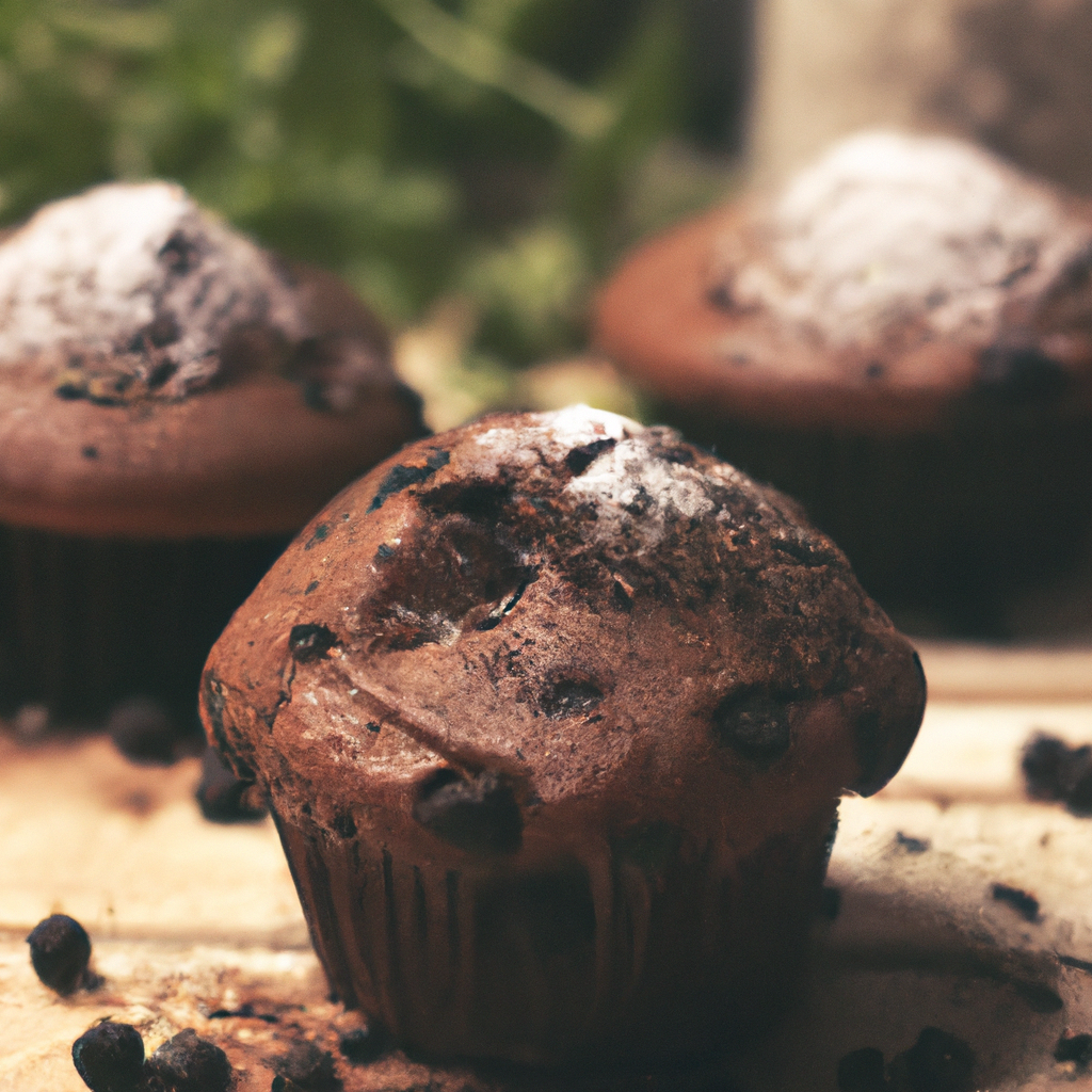 Chocolate Mint Muffins
