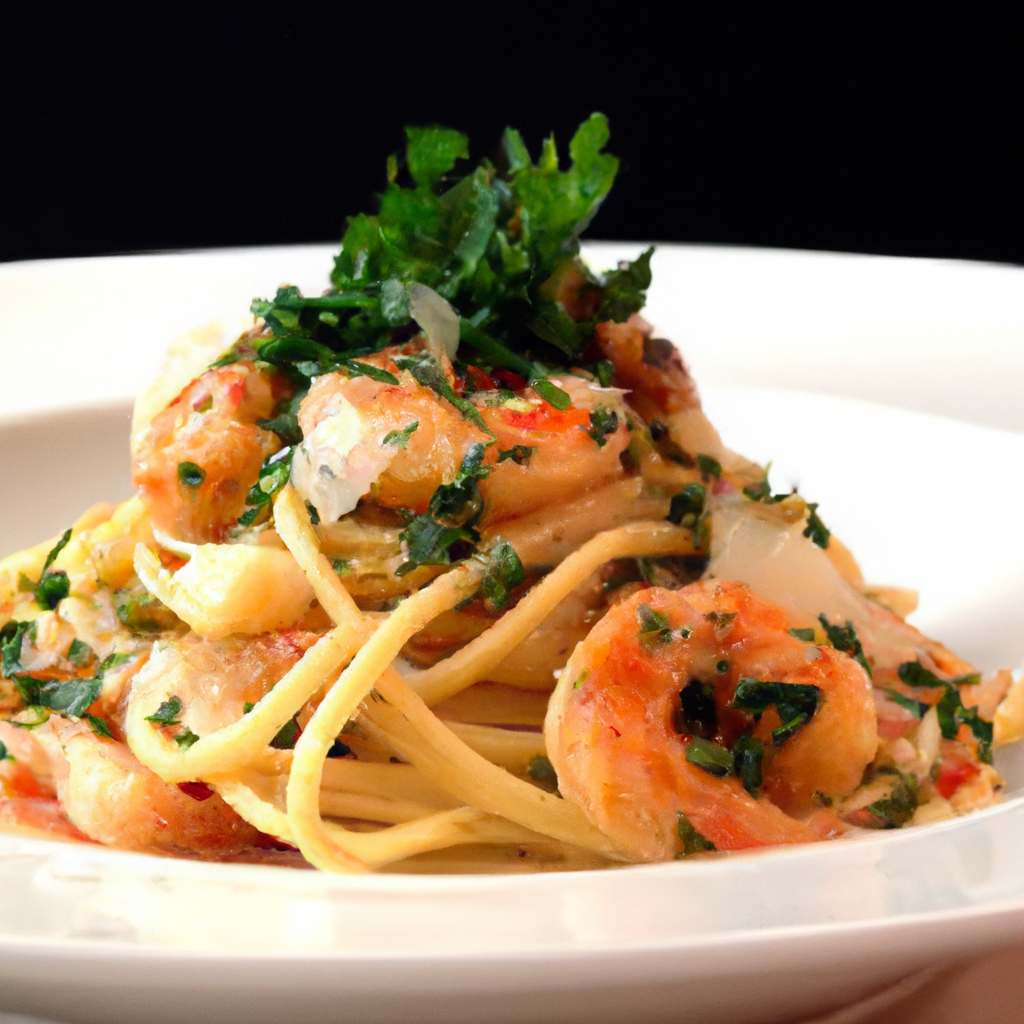 Easy Shrimp Linguine Pasta