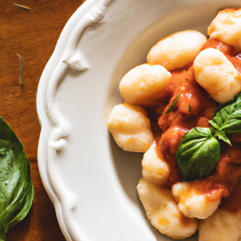 Ricotta Gnocchi With Marinara Sauce