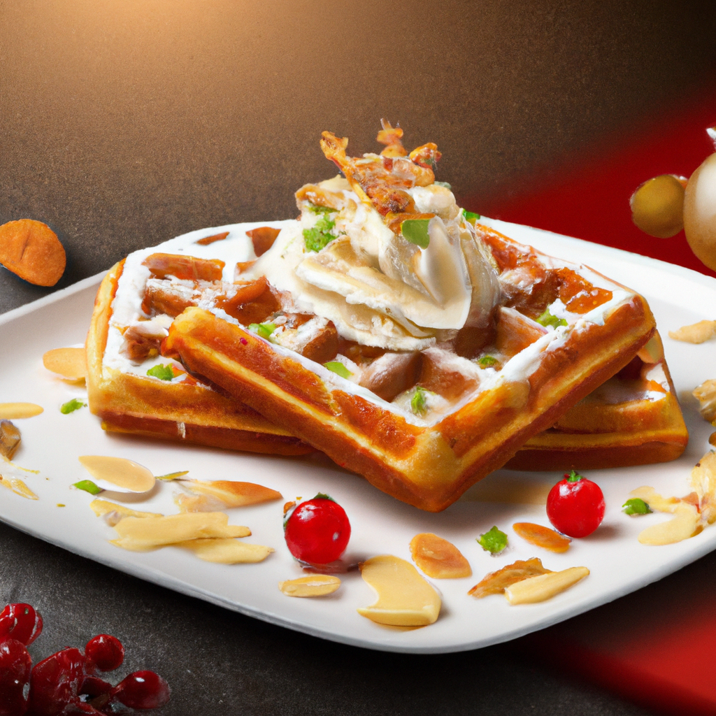 Marzipanwaffeln Marzipan Waffles