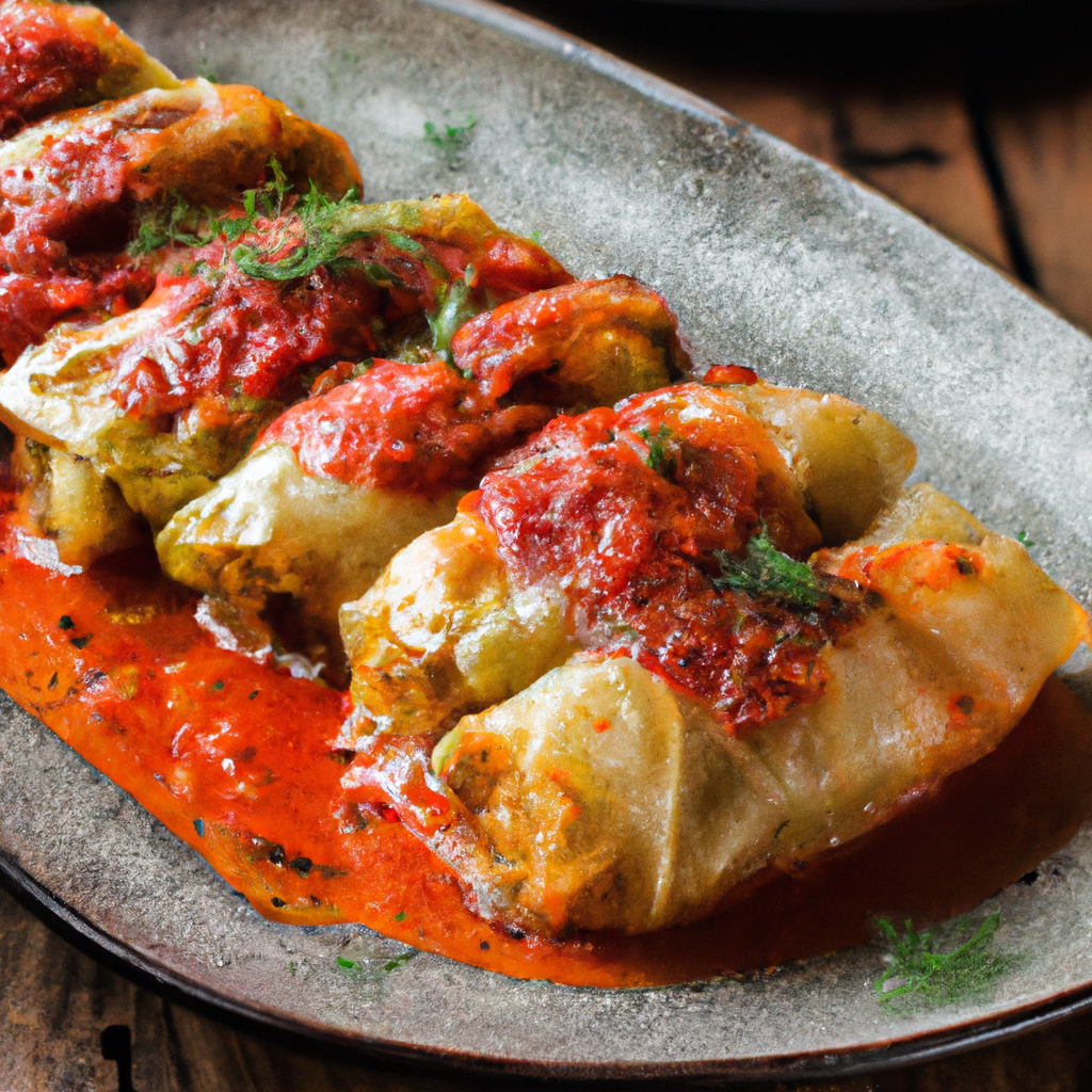 Mediterranean Stuffed Cabbage Rolls