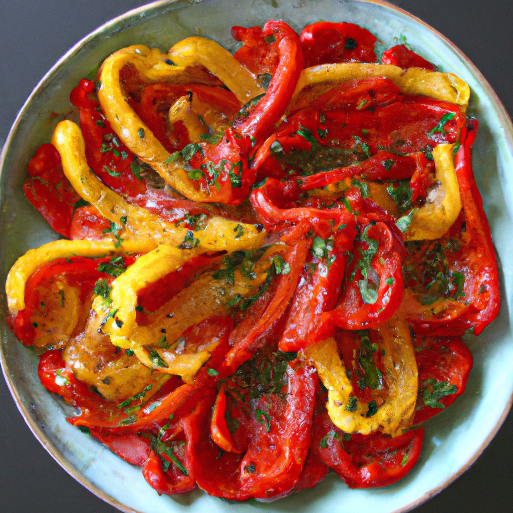 Pimientos Asados Roasted Peppers
