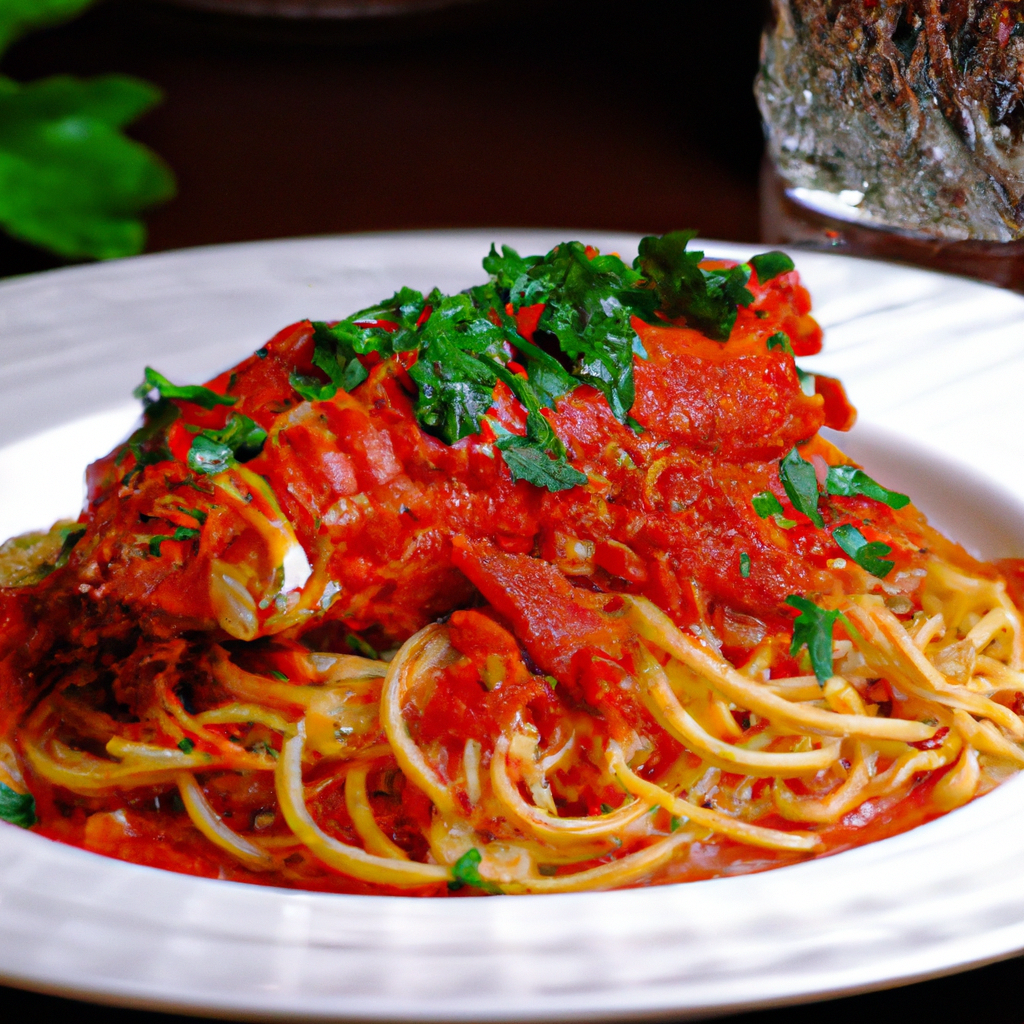 Poor Mans Lobster Spaghetti Sauce