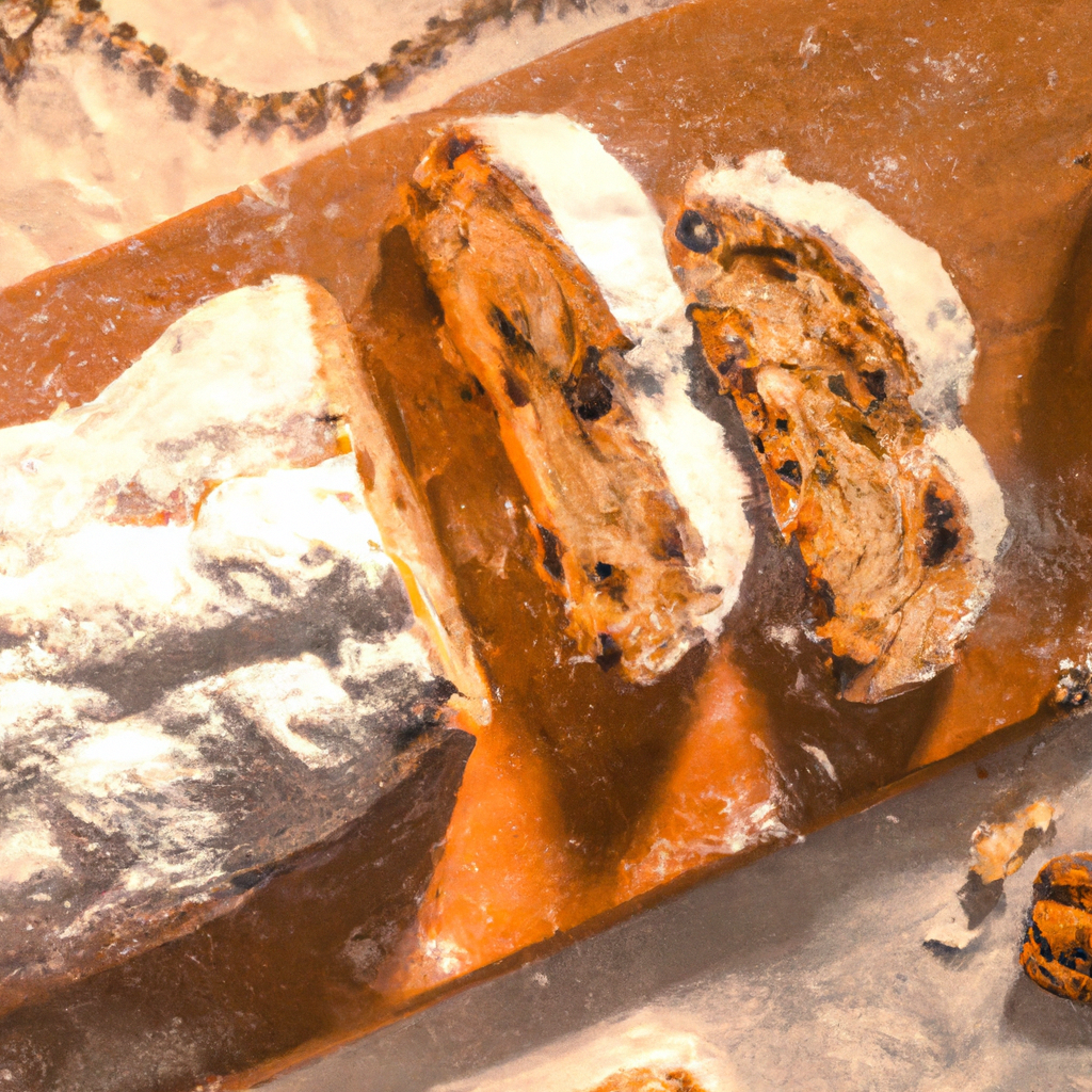 Schoko Nuss Stollen Chocolate Nut Bread