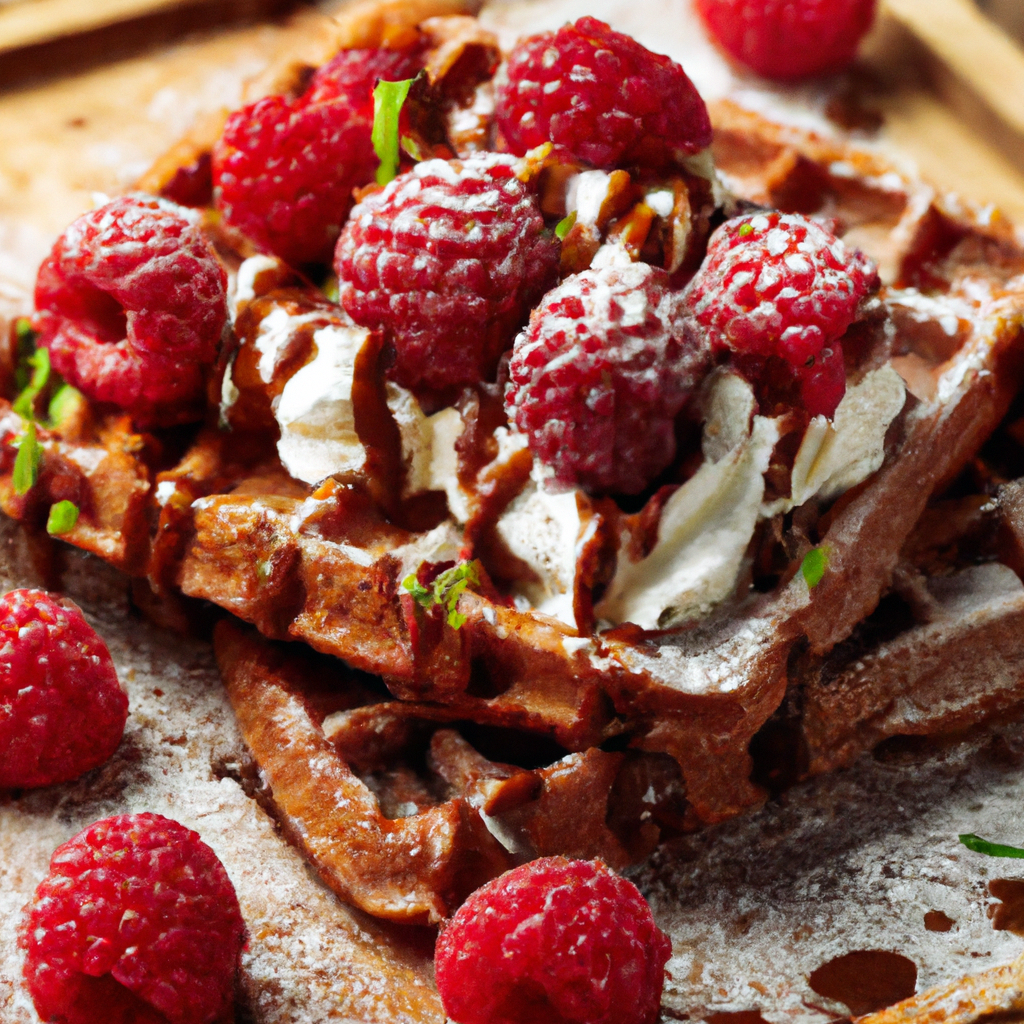 Schokoladenwaffeln Chocolate Waffles
