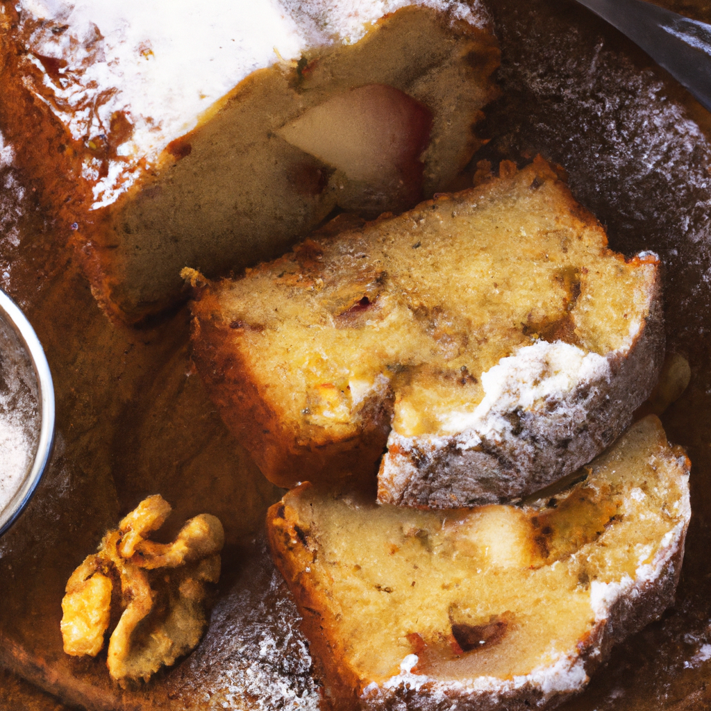 Sourdough Applesauce Cake