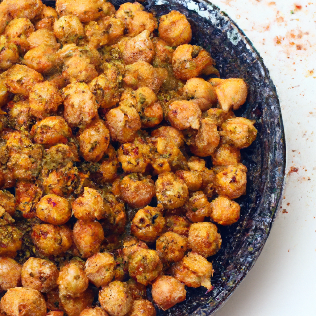 Spicy Jerk Roasted Chickpeas