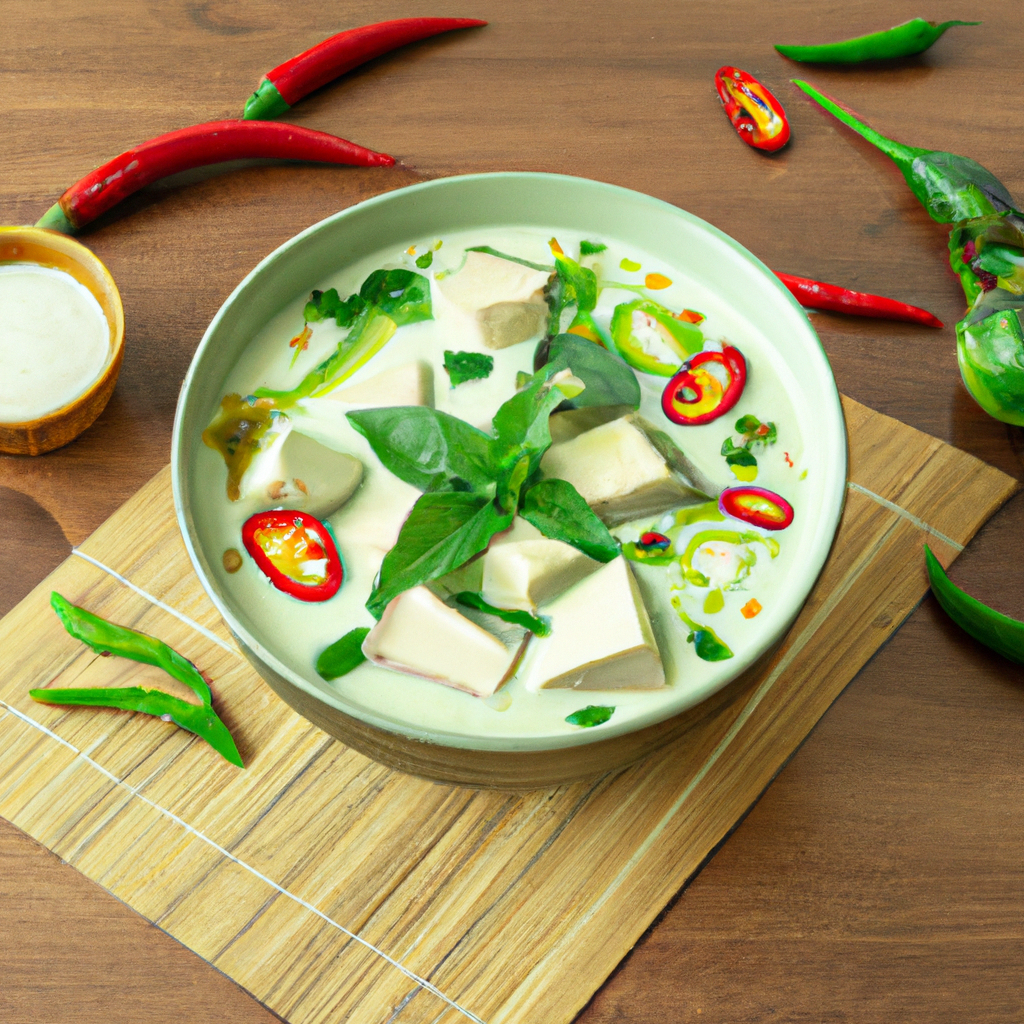 Tofu And Coconut Soup