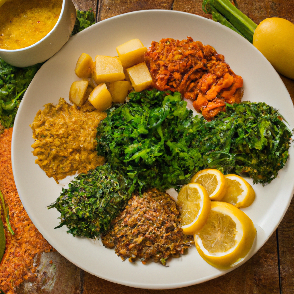 Beyaynetu Ethiopian Vegetarian Platter