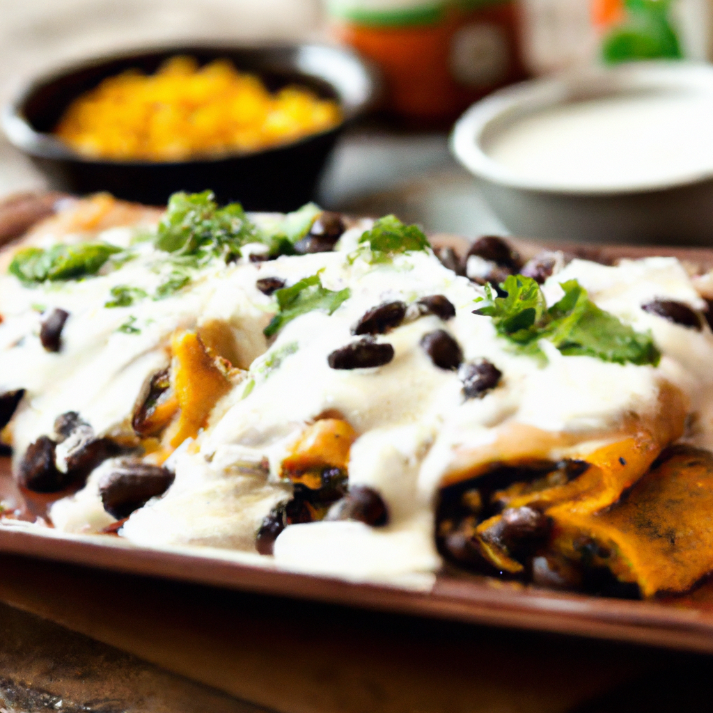 Black Bean And Corn Enchiladas