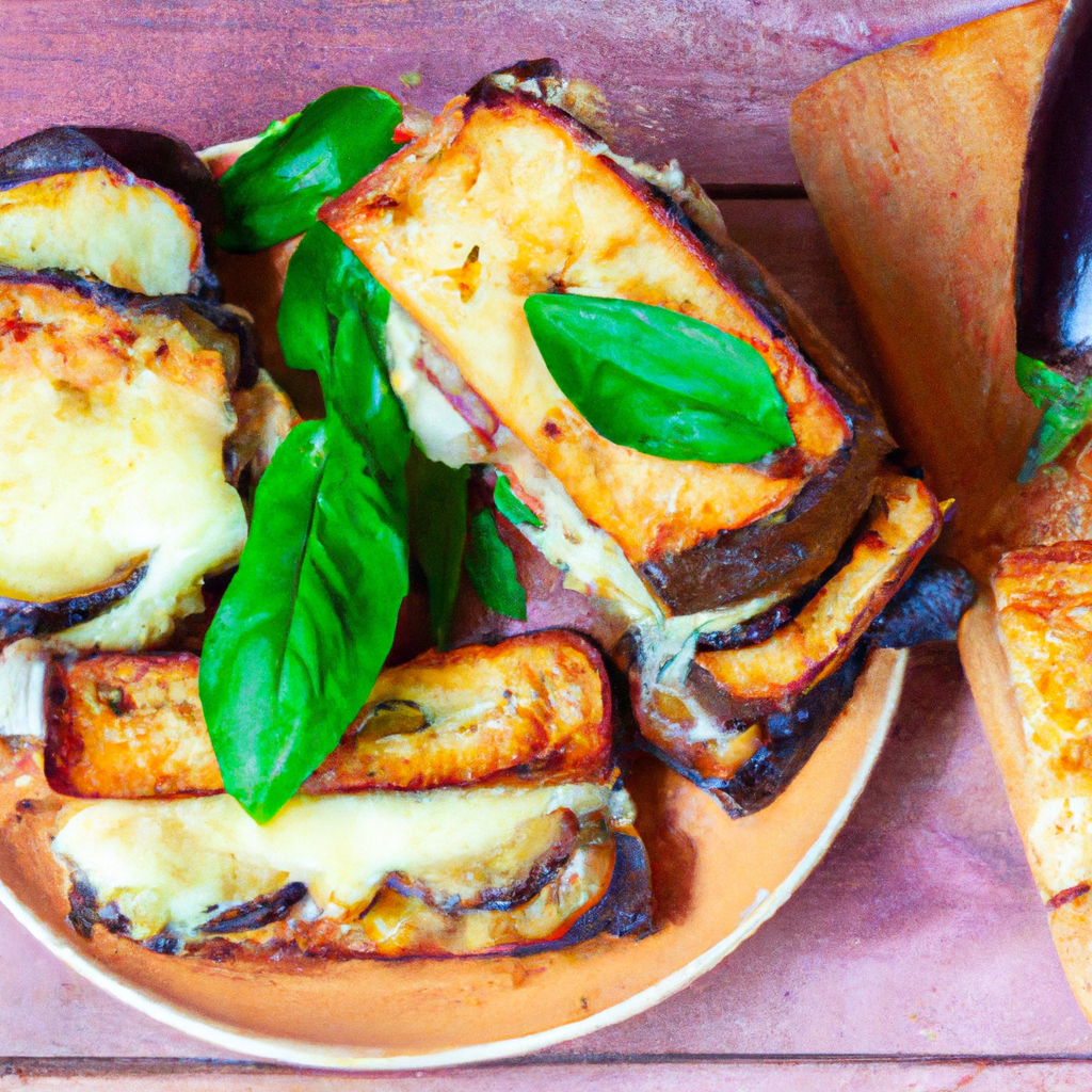 Eggplant Parmigiana Sandwich