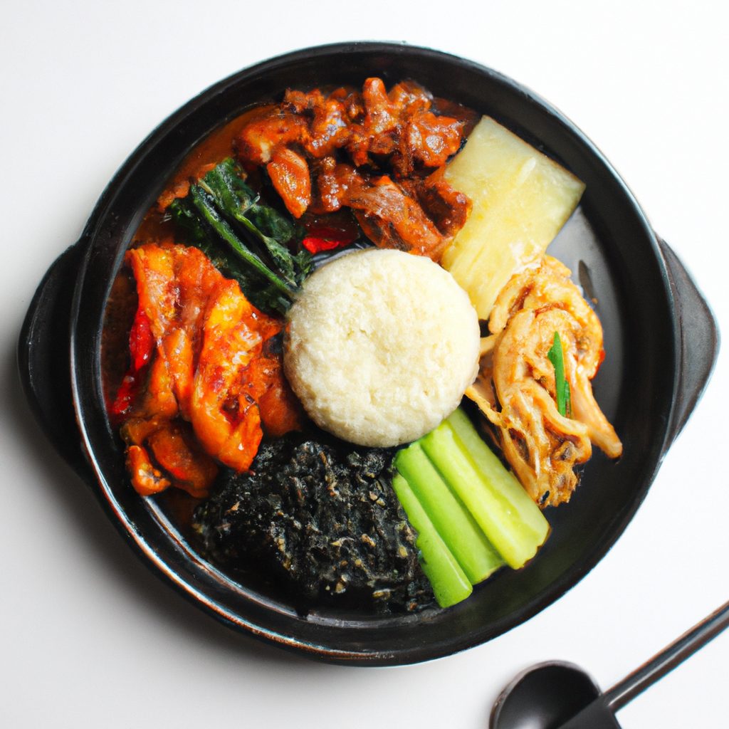Korean Spicy Rice Cakes With Vegetables