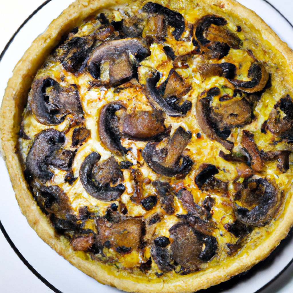 Mushroom And Caramelized Onion Galette