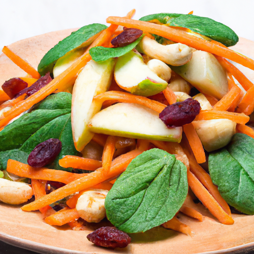 Salada De Cenoura E Ma&ccedil;&atilde; Carrot And Apple Salad
