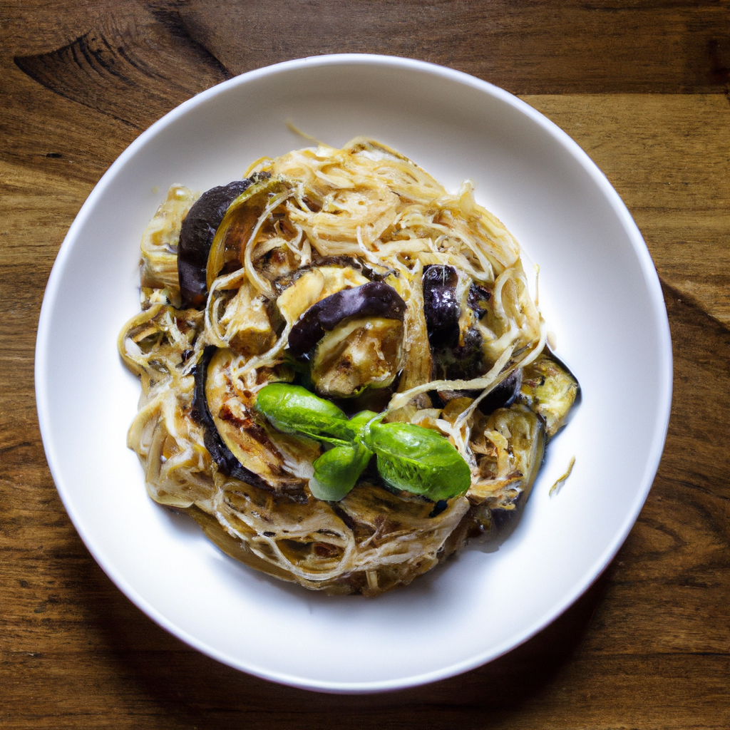Spaghetti With Eggplant And Ricotta Salata