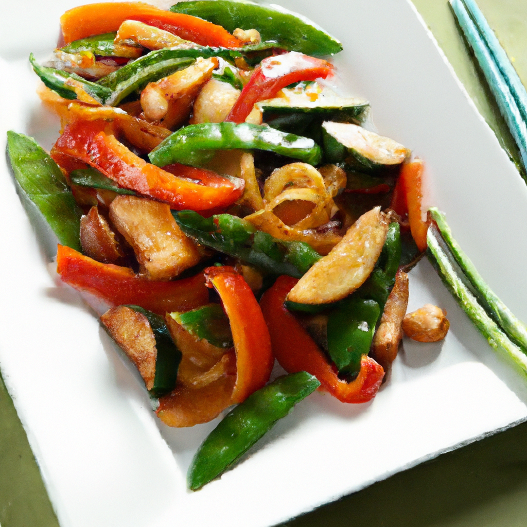 Spicy Peanut Vegetable Stir Fry